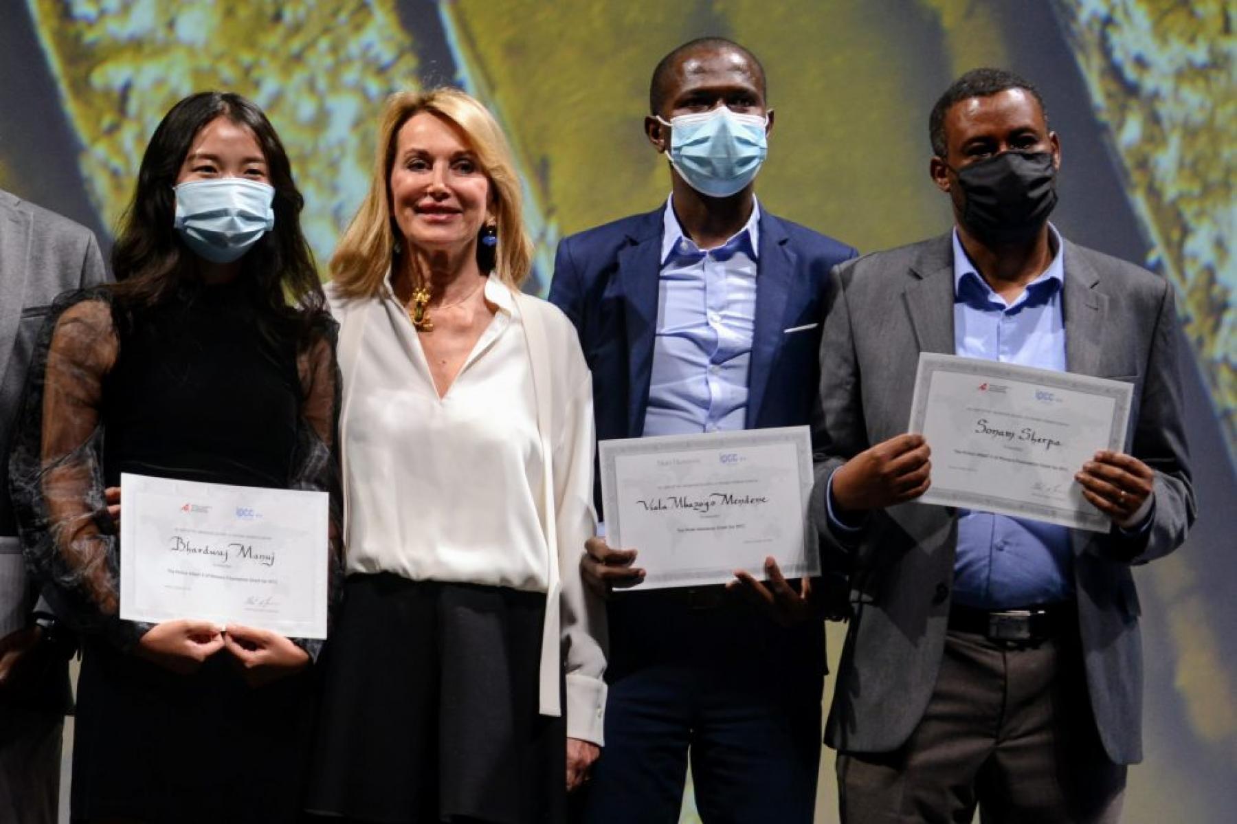 Les étudiants chercheurs de la promotion 2021/23 du Programme de bourses du G.I.E.C. réunis à Monaco